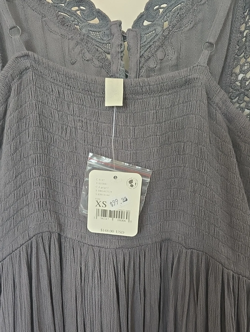 Free People Gray Dress